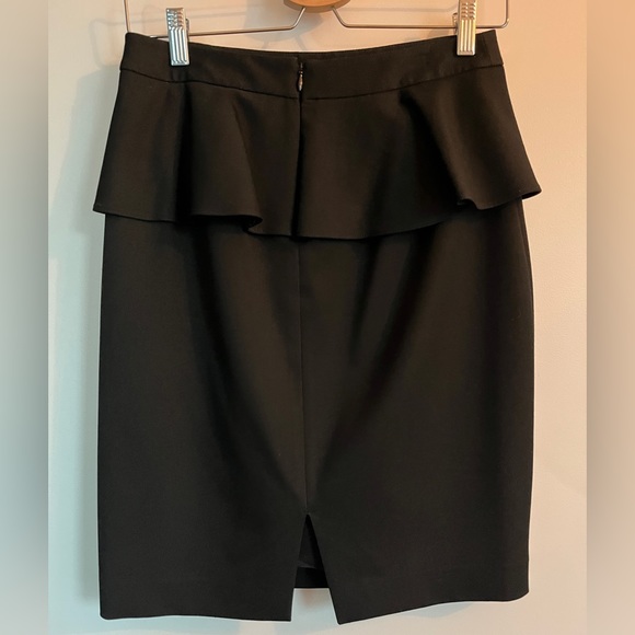 Express Peplum Pencil Skirt size 4, Black - Picture 2 of 2